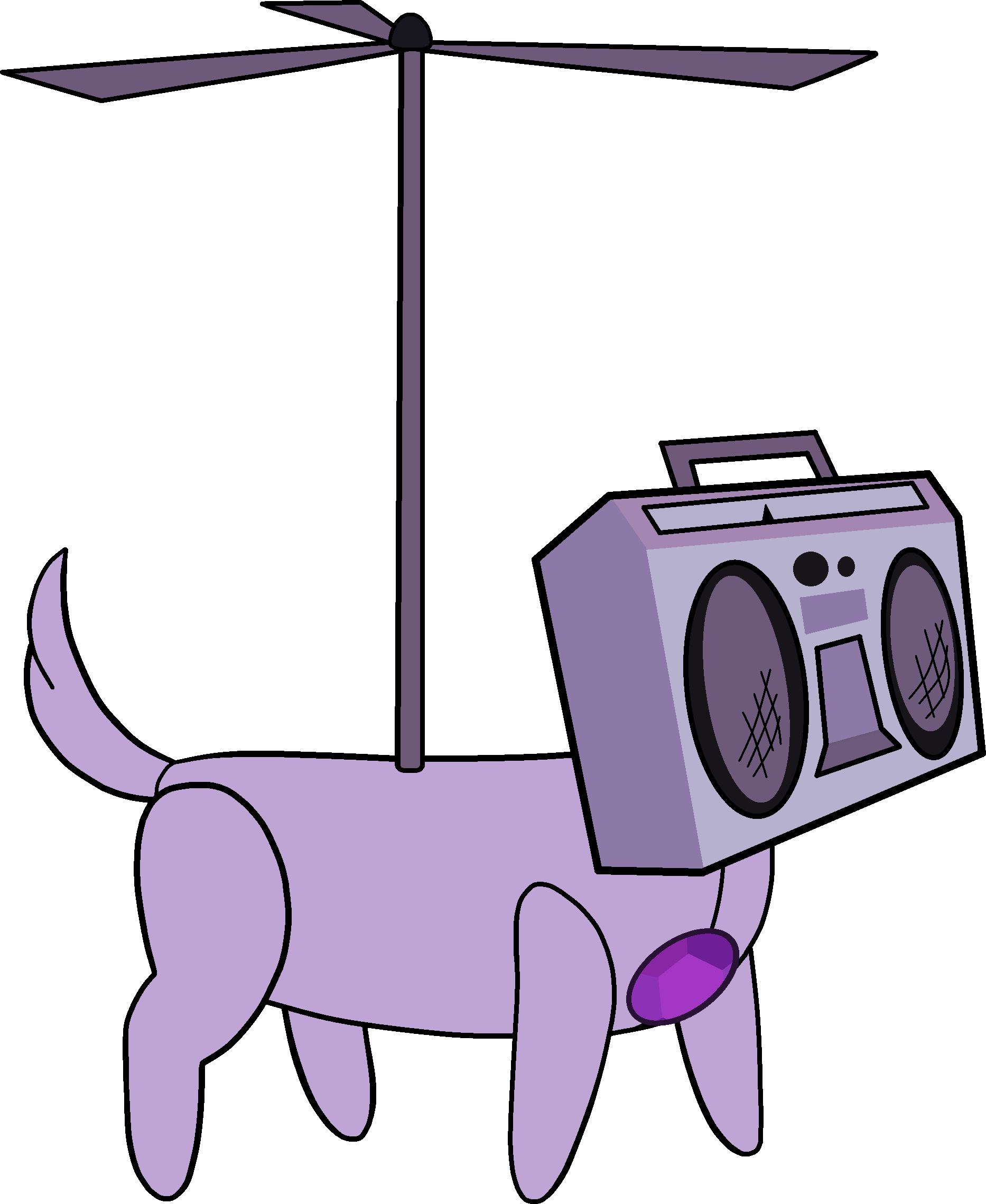 Boombox - Amethyst As A Dog (1866x2279)