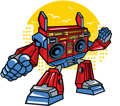 Robot Boombox (500x500)