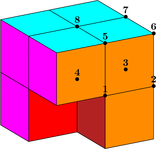 Linking Cubes Clipart (699x666)