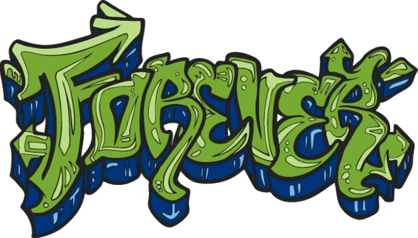 We - Forever In Graffiti Letters (600x341)
