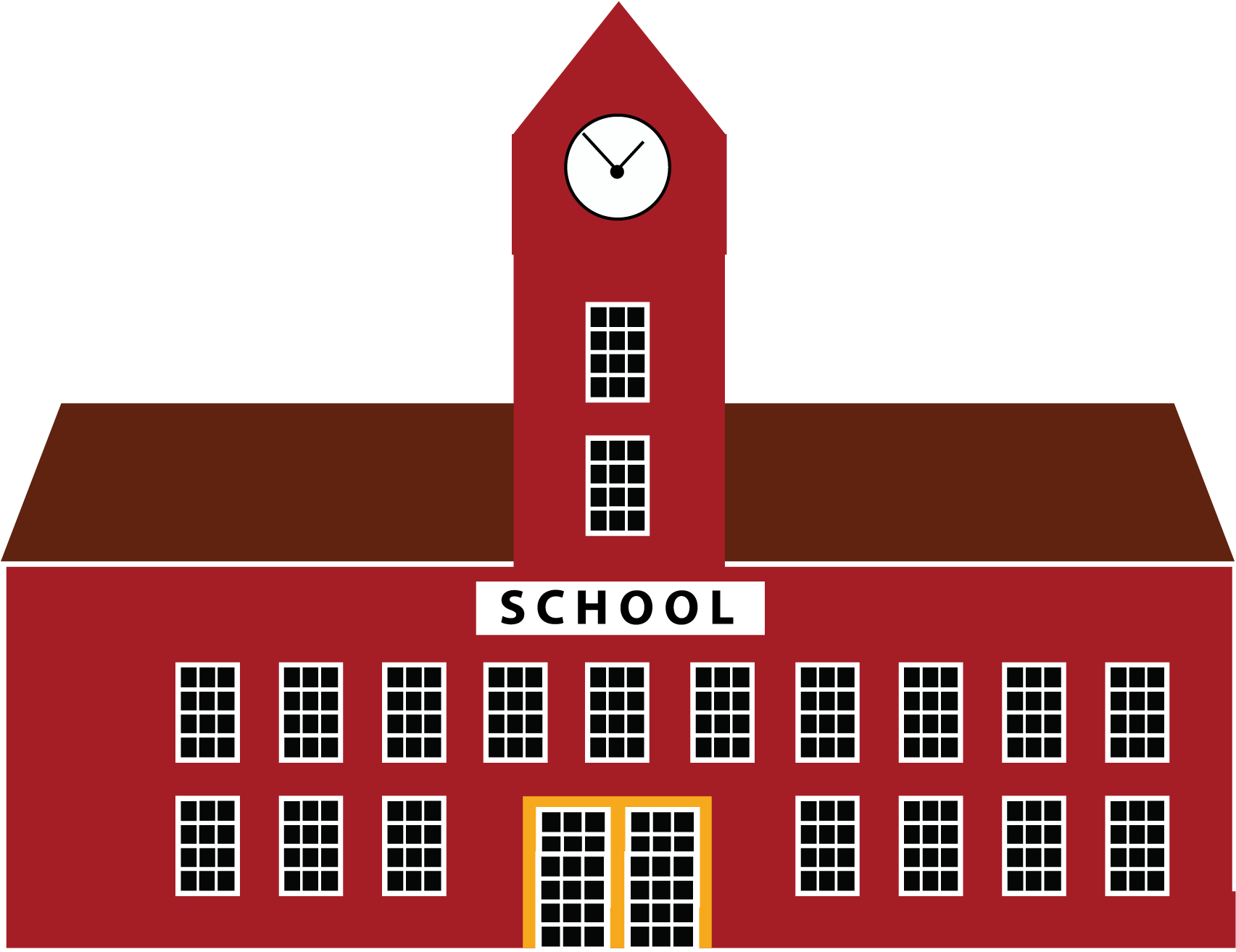 School Vector Material - School Vector Png (2083x1667)