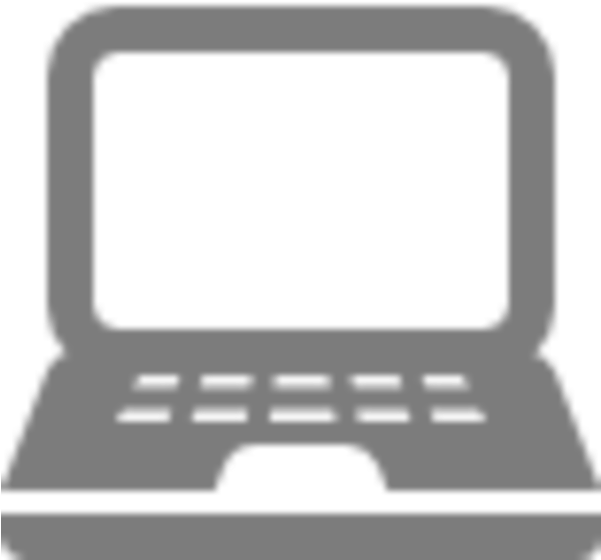 Notebook 78 - Transparent Background Computer Icon (600x600)