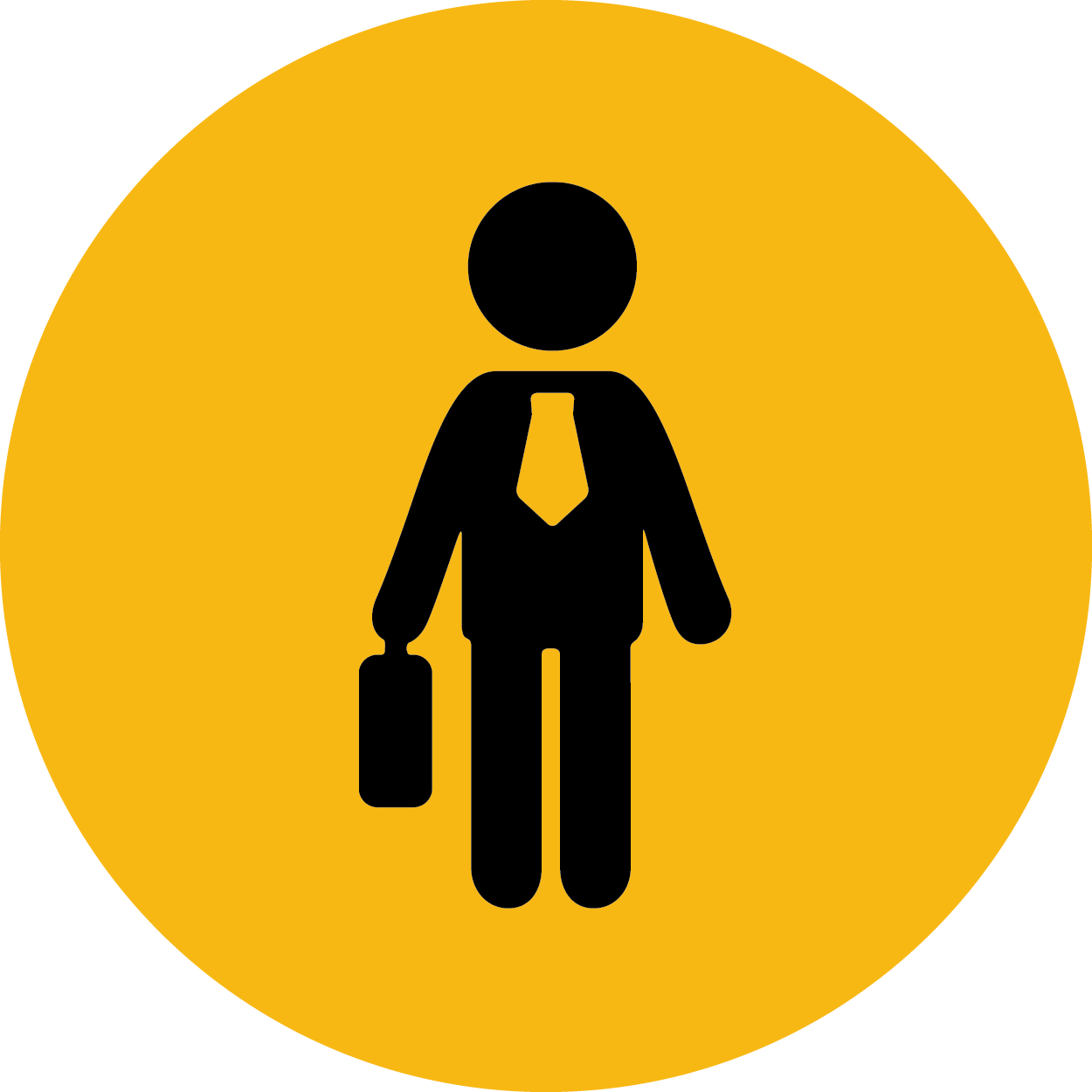 Faculty/staff Link Image - Notice Employees Only Print Working Man Picture Large (1250x1250)