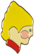 The Point Lapel Pin - Cartoon (600x600)