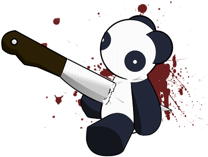 Emo Panda By Haibaia - Emo Panda (413x350)