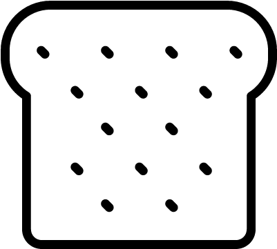 Bread Slice Vector - Bread Slice Vector (401x361)