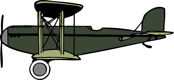 Crop Duster Plane Clipart (600x278)