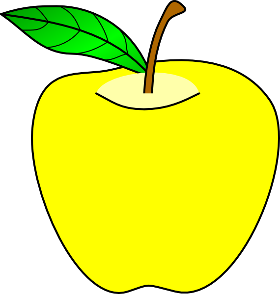 Apple Clip Art (570x599)