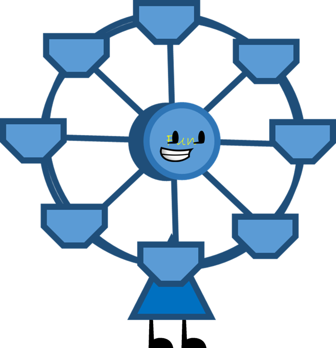 Ferris Wheel - Bfdi Ferris Wheel (678x703)