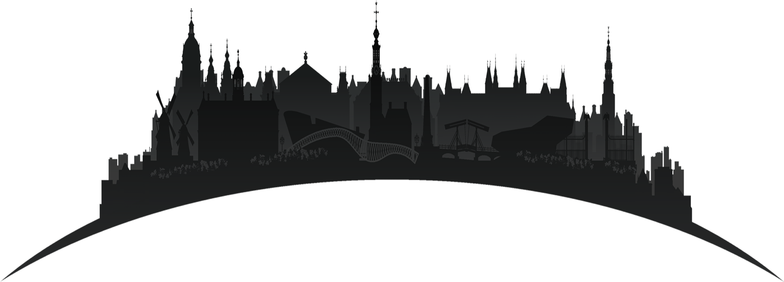 Washington Dc Skyline Cityscape Silhouette - Solid (2644x920)