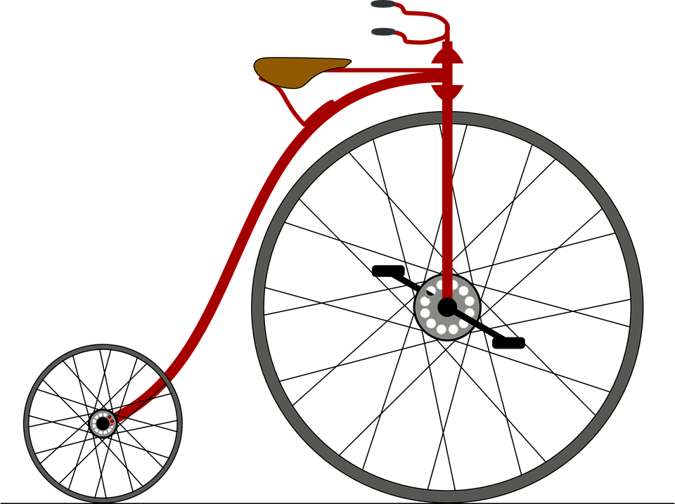 Vintage Bicycle Free Vector - Stare Rowery (960x717)