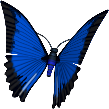   Butterfly 3d (553x543)