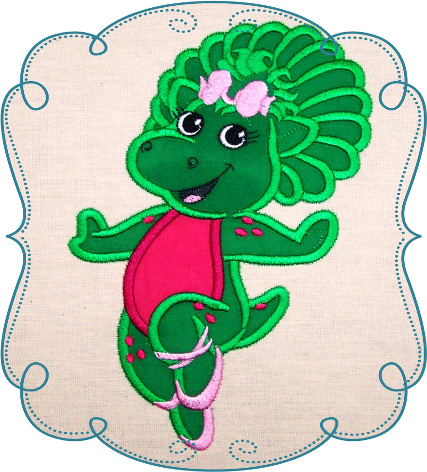 Daphne Dino - Appliqué (1000x1000)