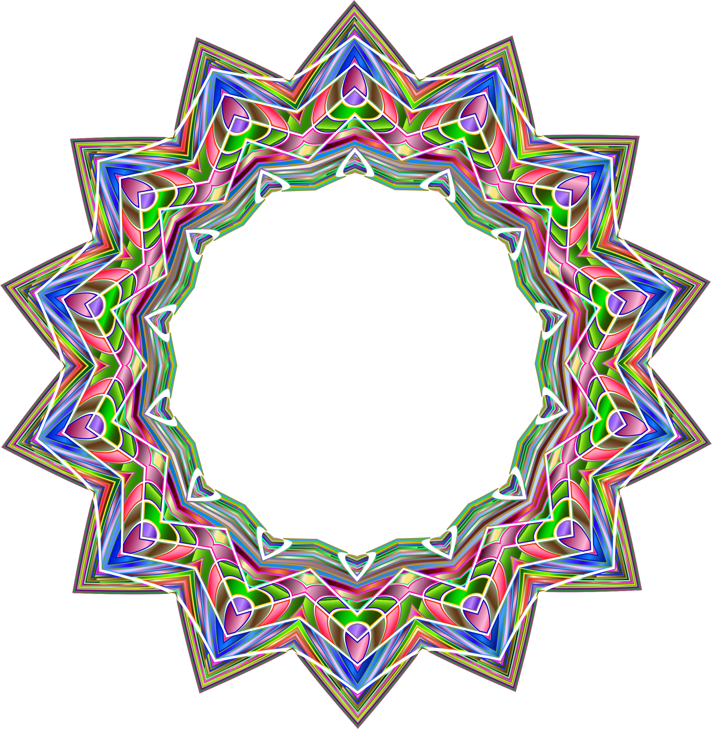 Big Image - Transparent Frame Geometric (2264x2318)