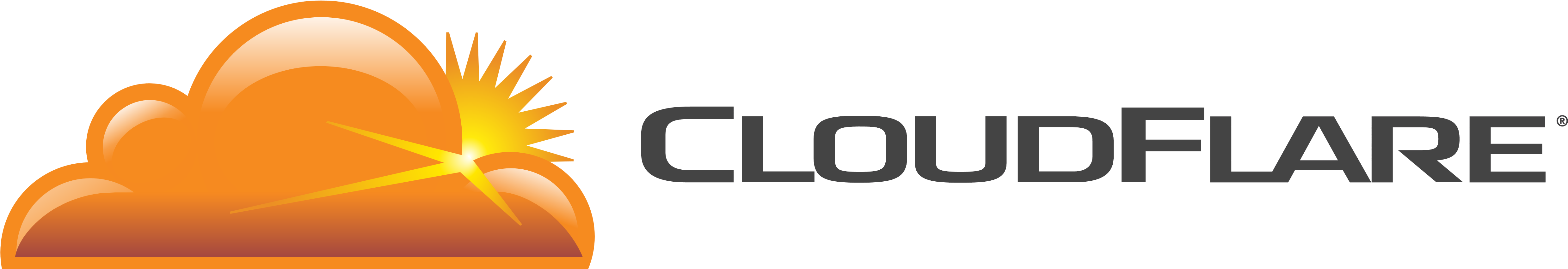 Cloudflare Logo, Logotype - Cloudflare Png (5000x900)