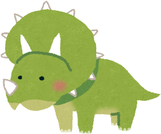 『素材集』かわいい カッコイイ 恐竜イラストまとめ - 恐竜 フリー イラスト (669x543)