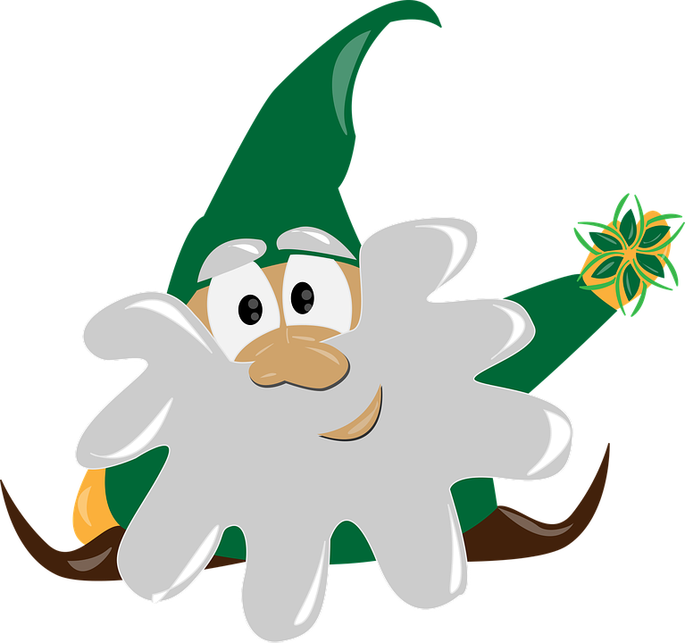 Gnome Clipart Vector - Gnom Clipart (767x720)