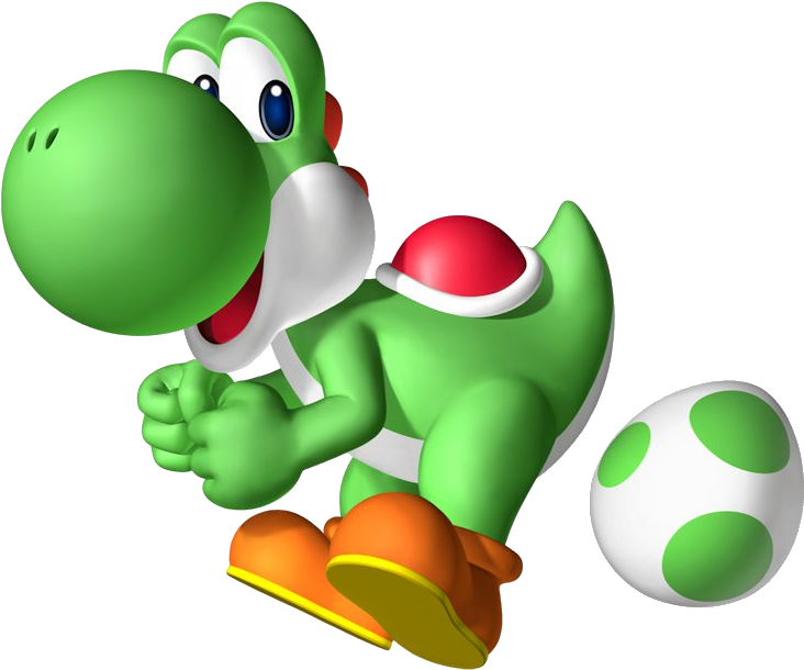 Yoshi - Cute Video Game Characters (836x668)