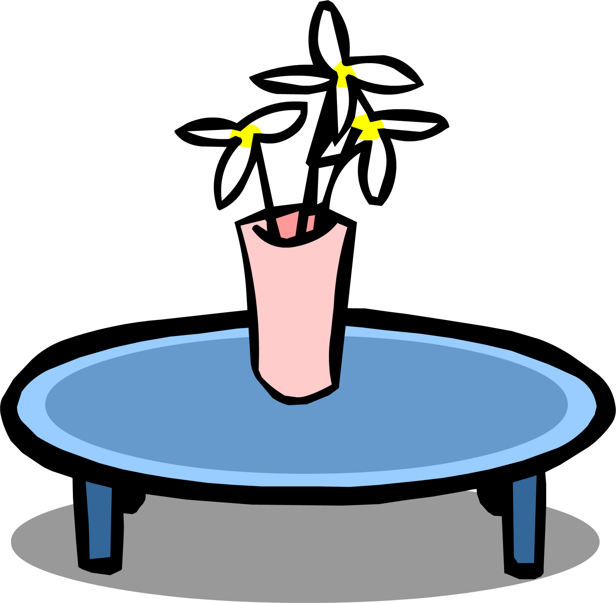 Blue Table Sprite - Blue Table (2000x1958)