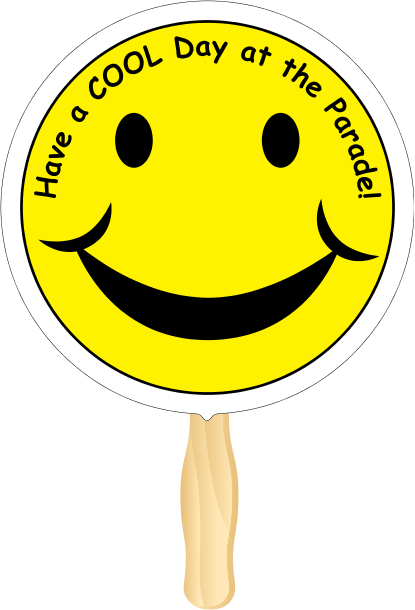 Circle Rally Fan - Circle (415x610)