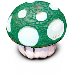 1up Mushroom - Mushroom (500x279)