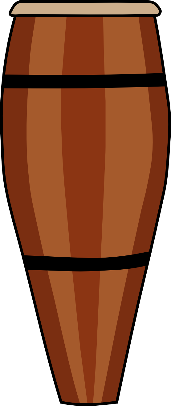 Atabaque Free Vector - Atabaque Png (555x1313)