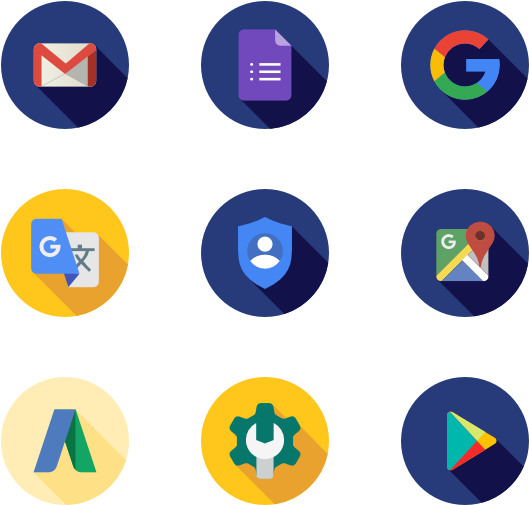 Google Suite - Flat Icon Png (600x564)