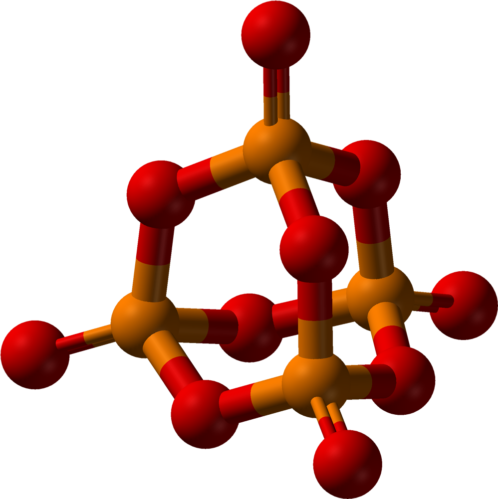 Phosphorus Pentoxide 3d Balls - Phosphorus Pentoxide (1097x1100)
