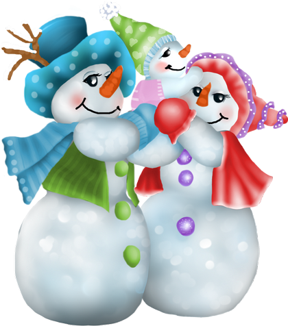 Snowman - - Cartoon (420x476)