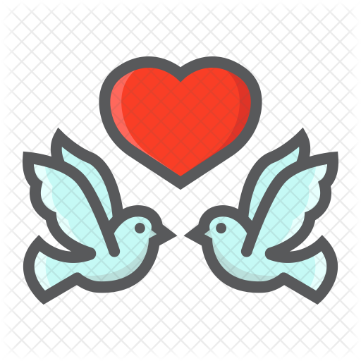 Wedding Doves Icon - Wedding Doves (512x512)