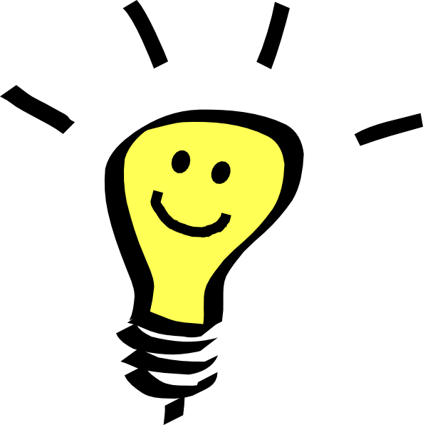 Ceiling - Light - Clipart - Light Bulb Clip Art (594x596)