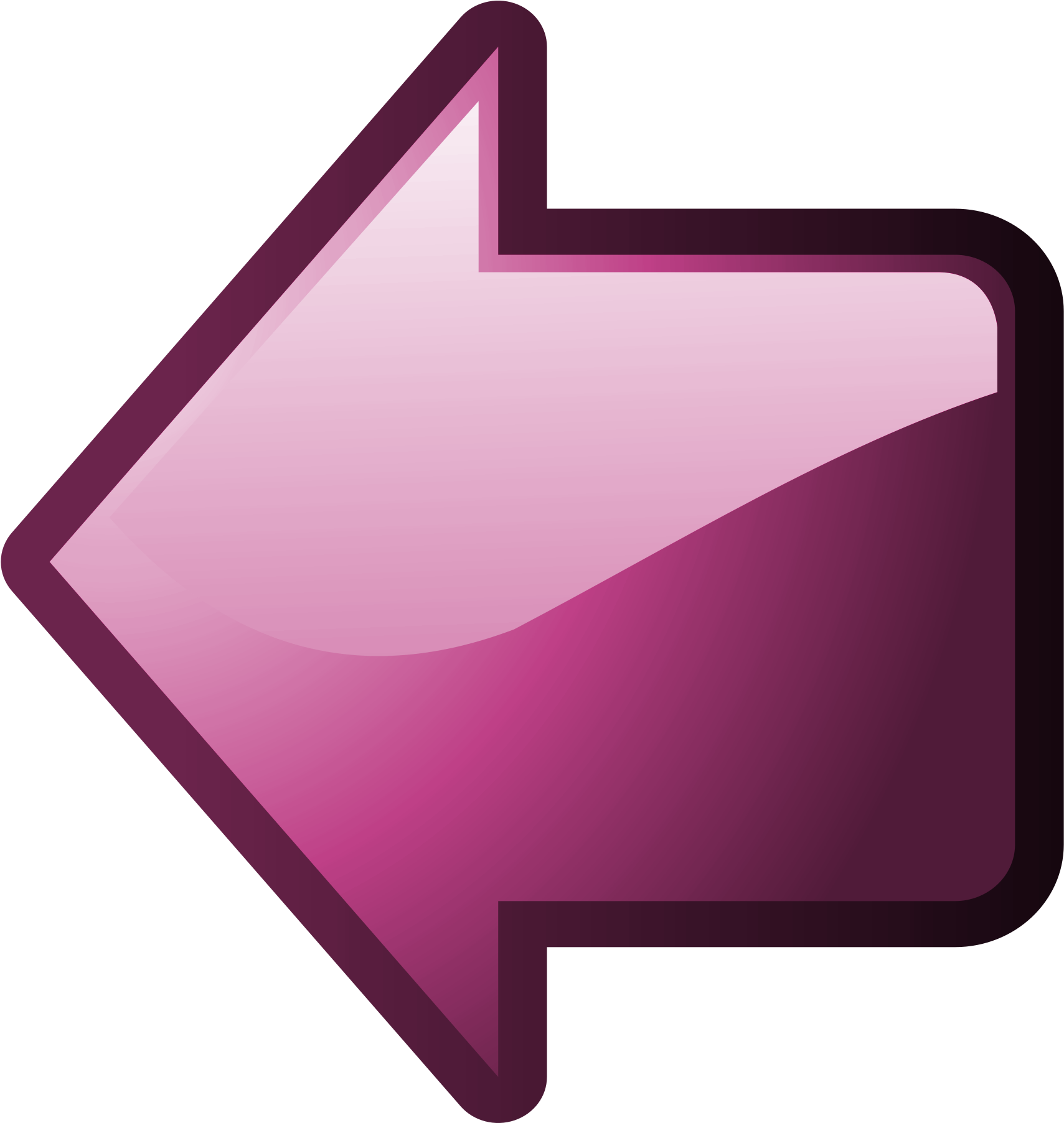 Return Here Arrow Clipart - Download (2000x2000)