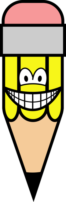 Pencil Smile - Pencil (216x661)