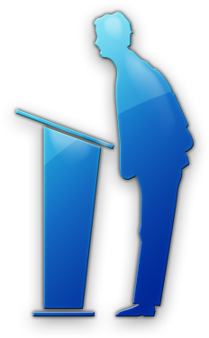 Drawing Vector Person Blue Image - Convention (420x420)
