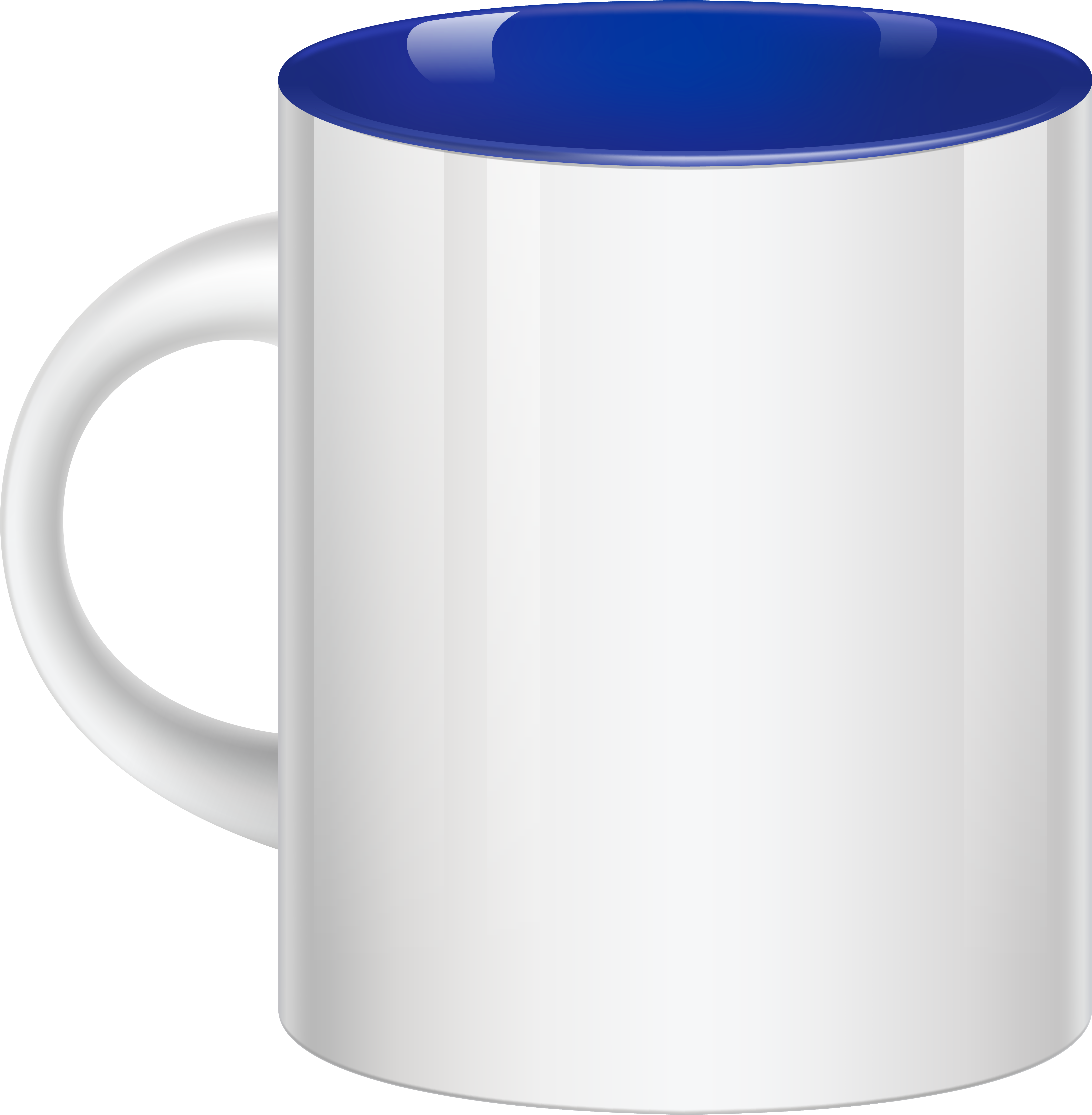 You Might Also Like - White And Blue Cup (5560x5651)