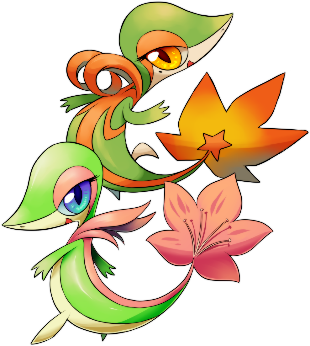 Sassy Snivy - Cartoon (1000x1146)