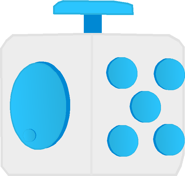Fidget Cube Body - Circle (638x609)