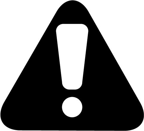 Warning 3 Icon - Button (512x512)