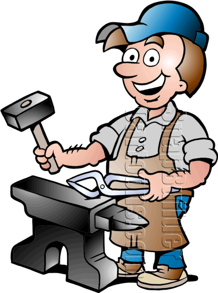 Cartoon Blacksmith (600x600)