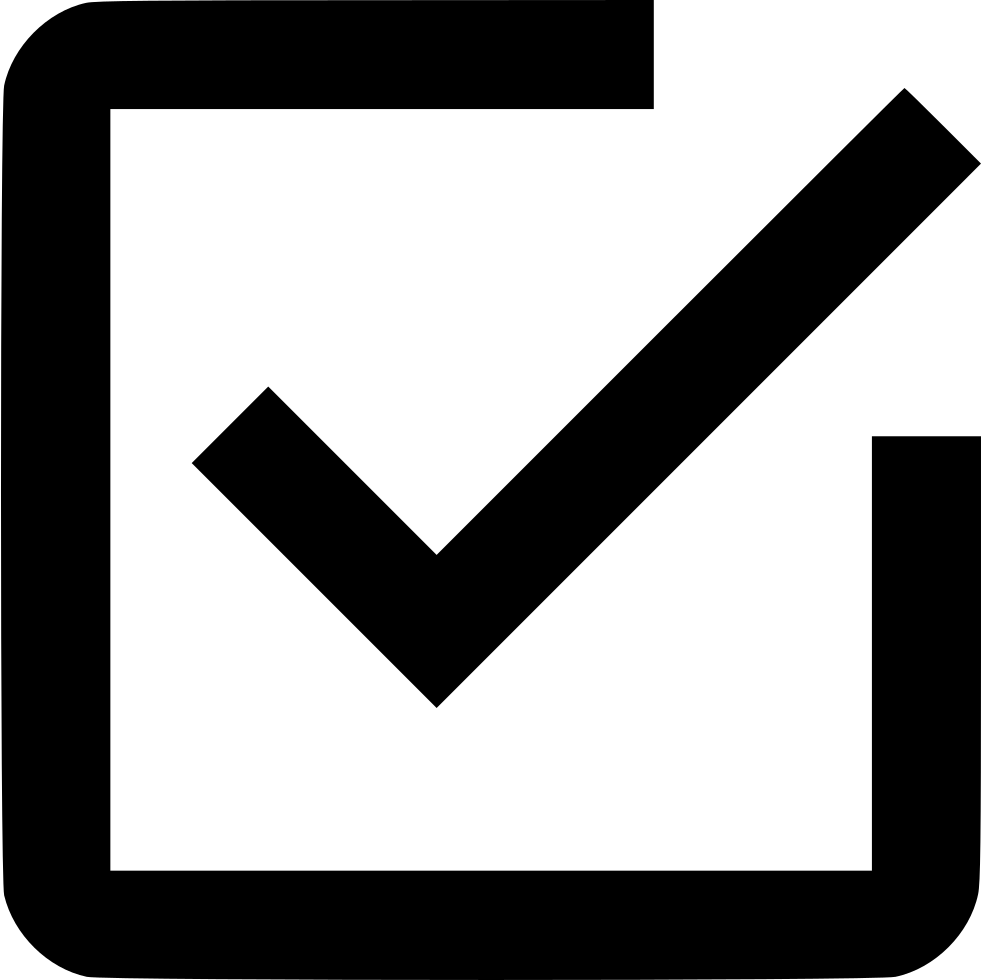 Check Box Outline Comments - Tickbox Icon (981x980)