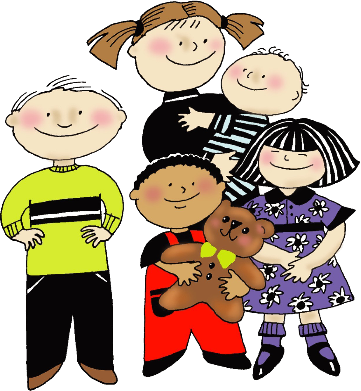 Children Clip Art (1237x1338)