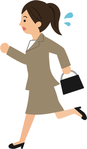 Late For Work - 女性 営業 職 服装 (292x500)