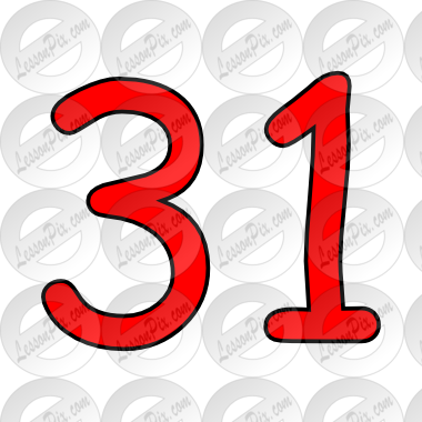 Thirty One Cliparts - Clip Art (380x380)
