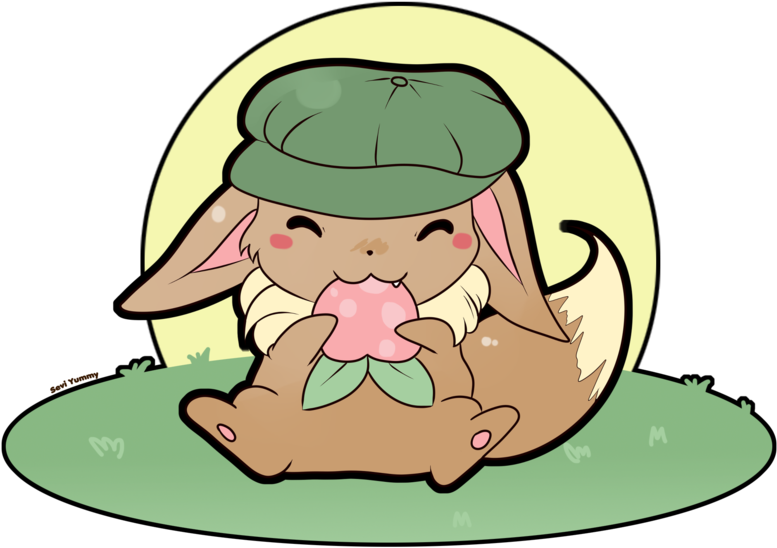 Chibi Eevee By Seviyummy - Cartoon (800x595)