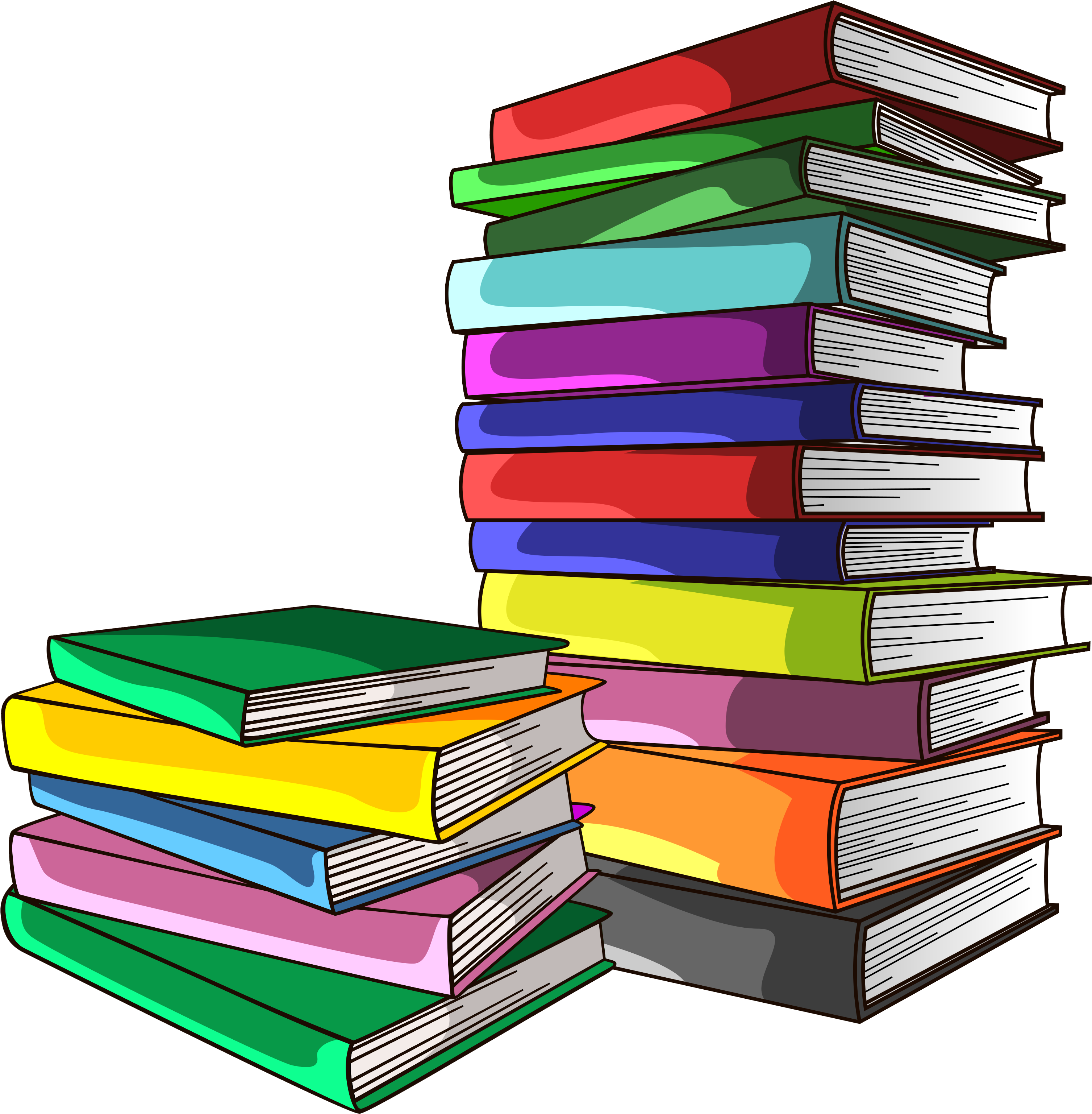 Download - Pila De Libros (3381x3250)