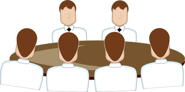 Round Table Cliparts - Round Table Clip Art (600x299)