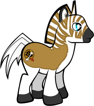 Tiger Stripes - Cartoon (401x449)