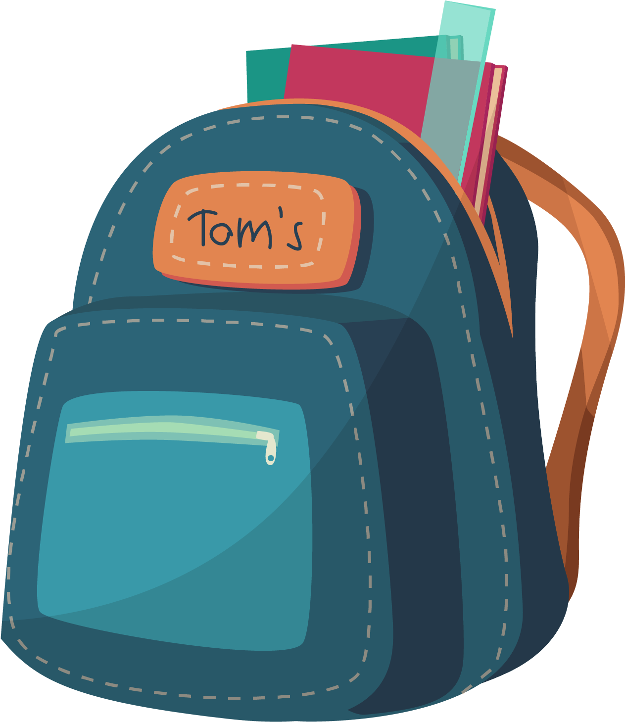 Bag School Supplies - Bag (1930x2529)