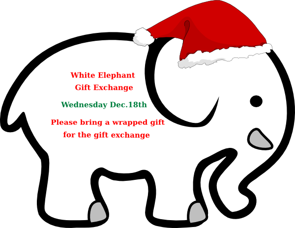 Elephant Cut Out Template (600x464)