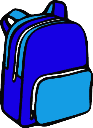 Students Are Responsible For Their Personal Items While - Backpack Clipart (314x433)